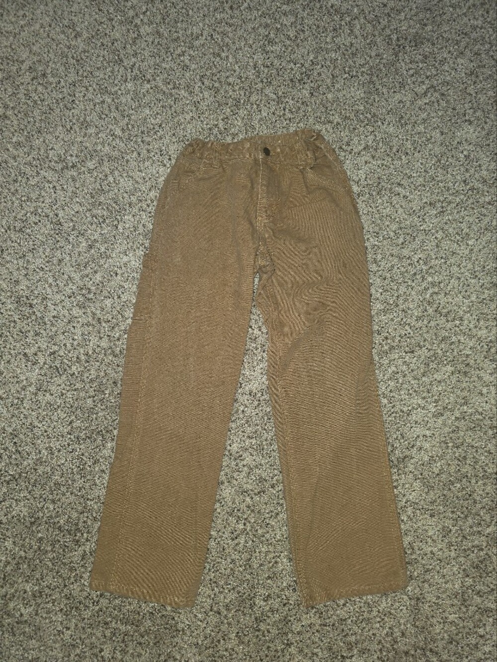 Youth Boy's CARHARTT Carpenter Pants Khaki Size 12